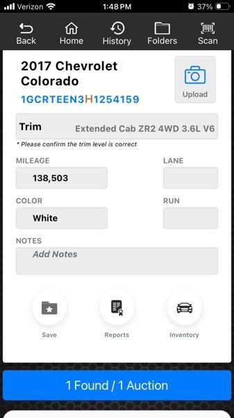 Chevrolet Colorado 4WD Crew Cab 128.3" ZR2 2017