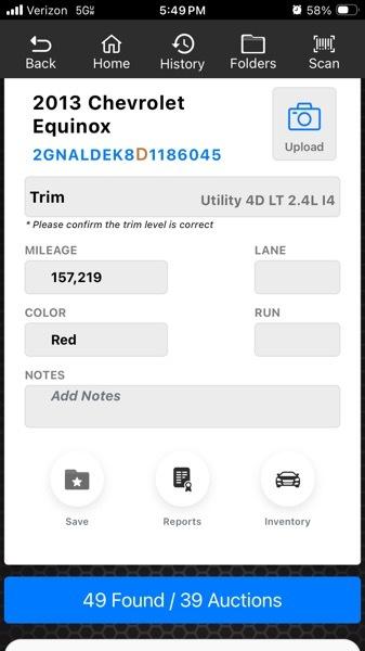Chevrolet Equinox 1LT 2WD 2013