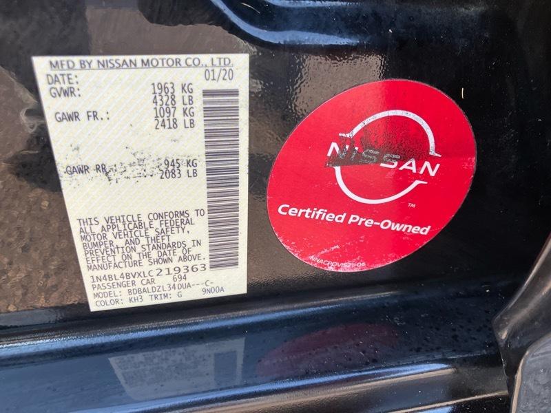 Nissan Altima 2.5 S 2020