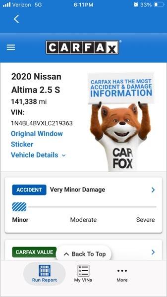 Nissan Altima 2.5 S 2020