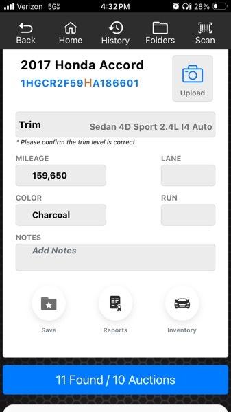 Honda Accord Sport 4D Sedan 2017