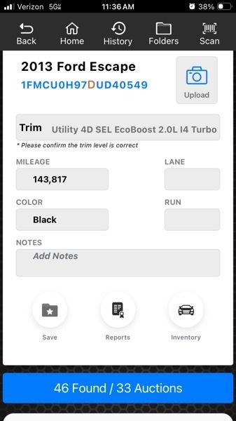 Ford Escape SEL FWD 2013