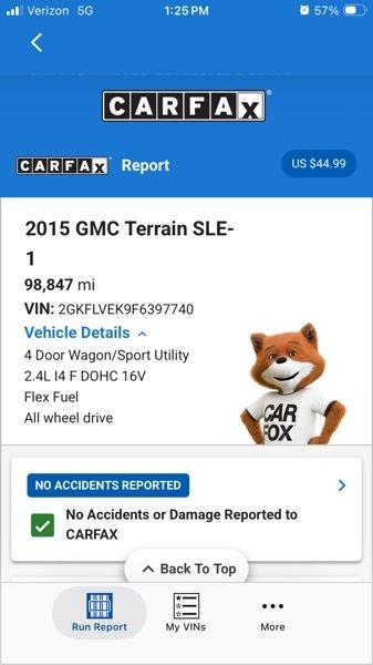 GMC Terrain SLE1 AWD 2015