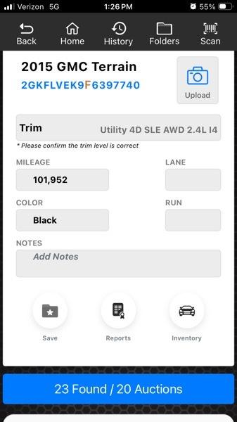 GMC Terrain SLE1 AWD 2015