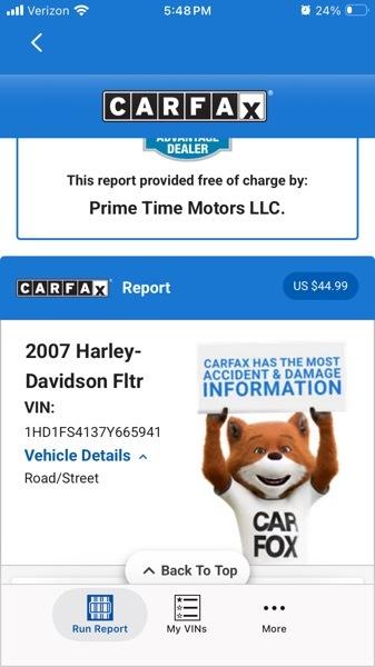 Harley-Davidson FLTR  2007