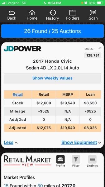 Honda Civic LX Sedan CVT 2017