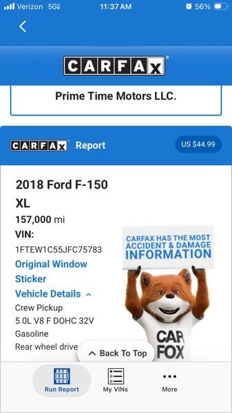 Ford F-150 4WD SuperCrew 157" XLT w/HD Payload Pkg 2018