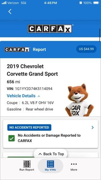 Chevrolet Corvette Grand Sport Preferred w/2LT Coupe Auto 2019