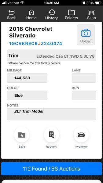 Chevrolet Silverado 1500 4WD Crew Cab 153.0" LT w/2LT 2018