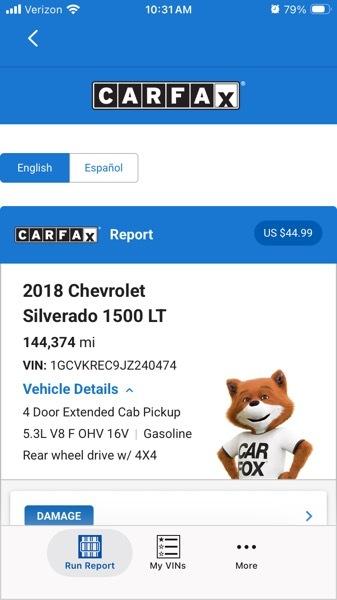 Chevrolet Silverado 1500 4WD Crew Cab 153.0" LT w/2LT 2018