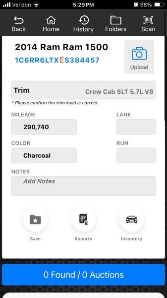 RAM 1500 2WD Crew Cab 149" Lone Star 2014