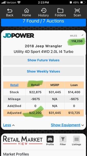 Jeep Wrangler Unlimited Sport 2018