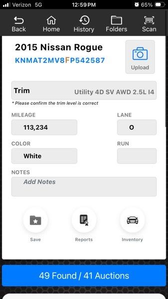Nissan Rogue SV AWD 2015