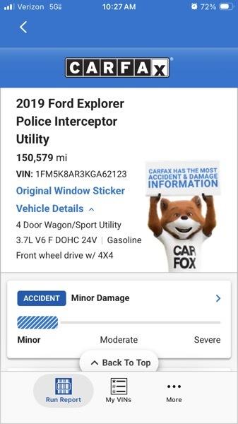 Ford Explorer Police 4WD 2019
