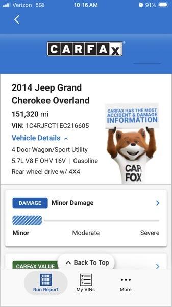 Jeep Grand Cherokee Overland 4WD 2014