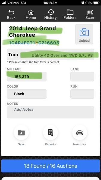 Jeep Grand Cherokee Overland 4WD 2014