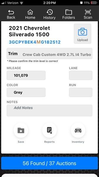 Chevrolet Silverado 1500 4WD Crew Cab 147" Custom 2021
