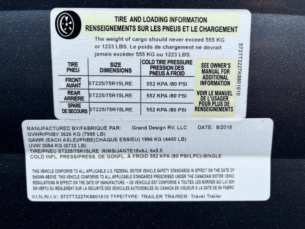 Grand Design Transcend  2019