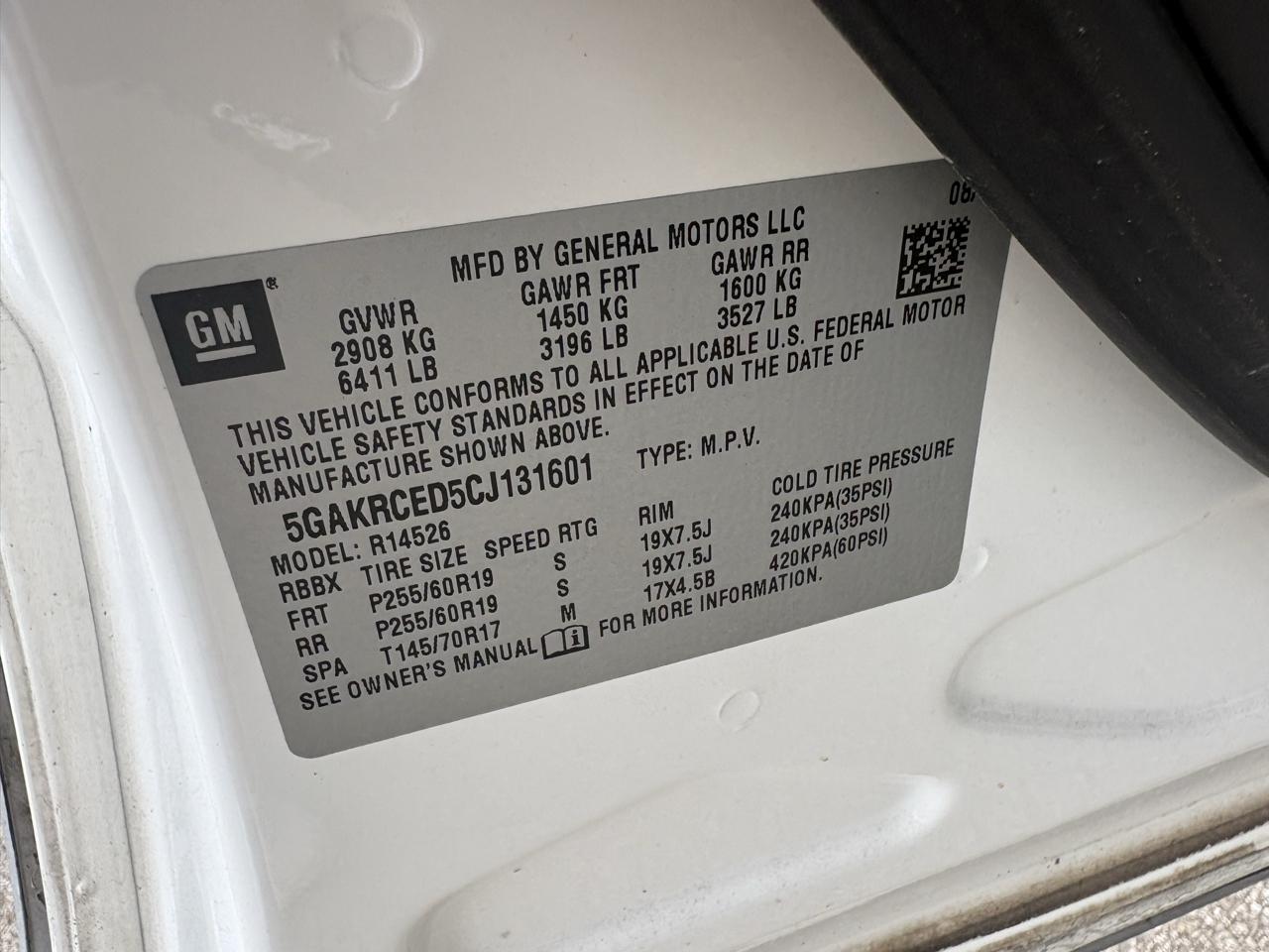 Buick Enclave Leather FWD 2012
