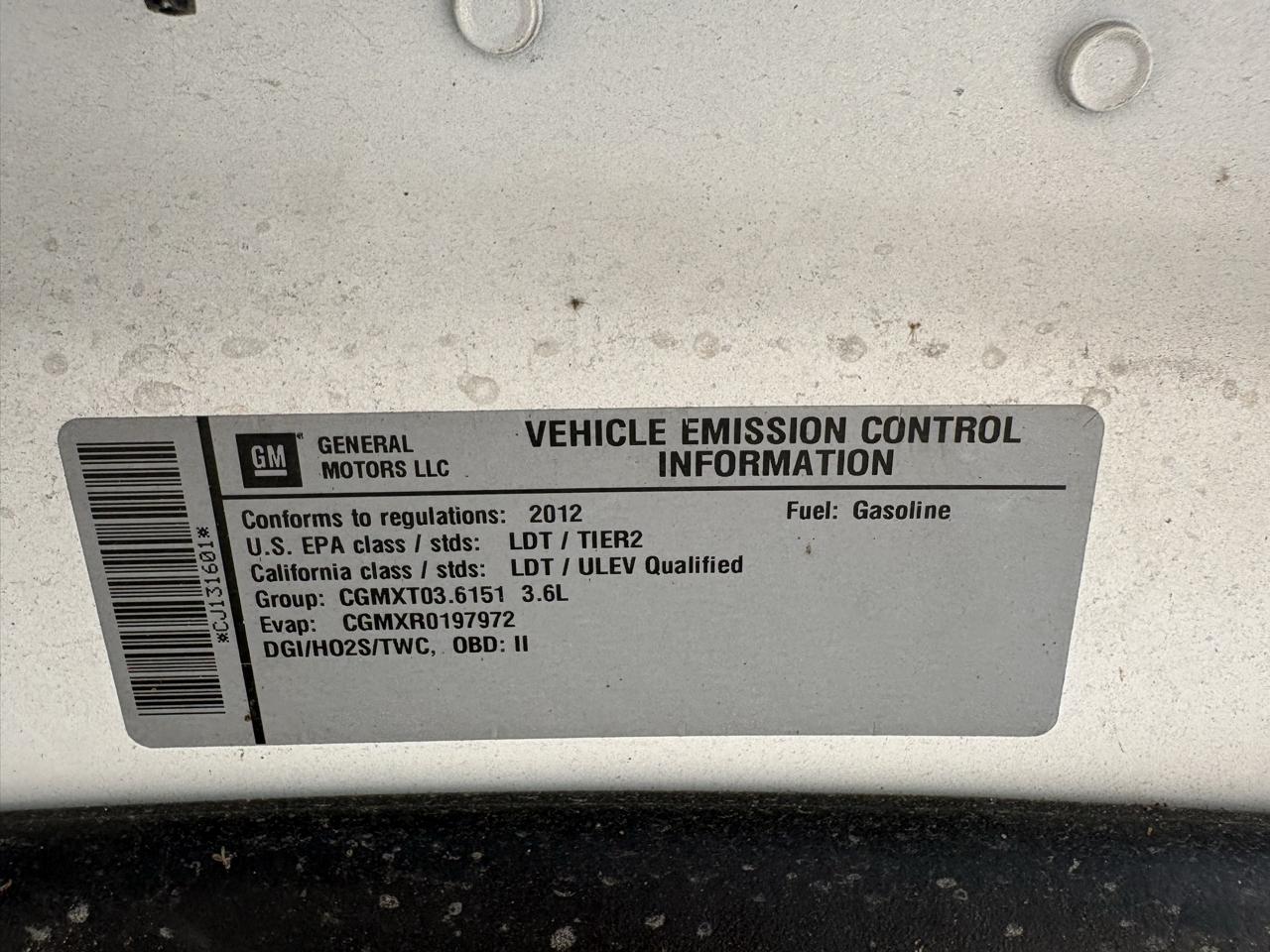 Buick Enclave Leather FWD 2012