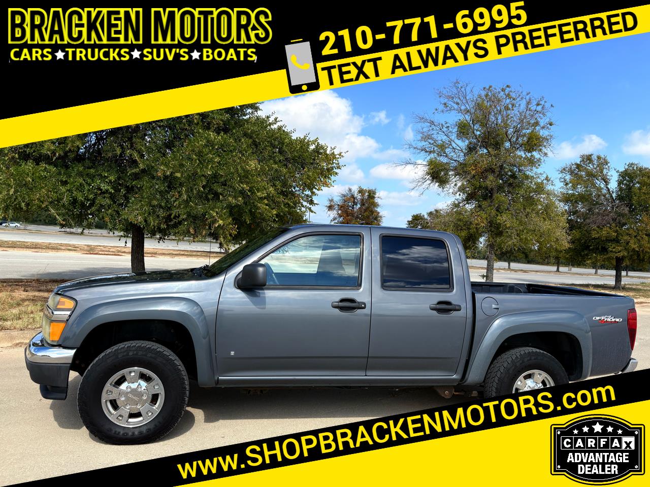 2008 GMC Canyon SLT Crew Cab 4WD