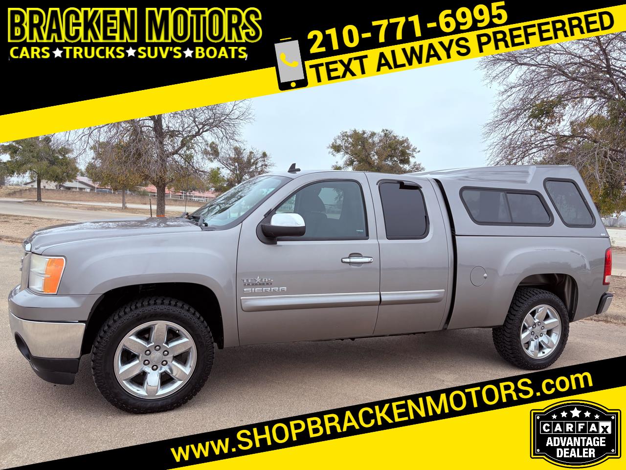 2013 GMC Sierra 1500 SLE Ext. Cab 2WD