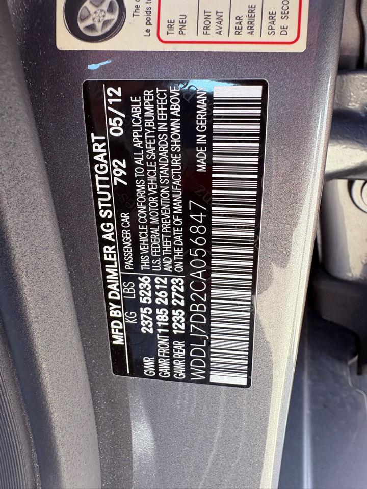 Mercedes-Benz CLS-Class CLS550 2012