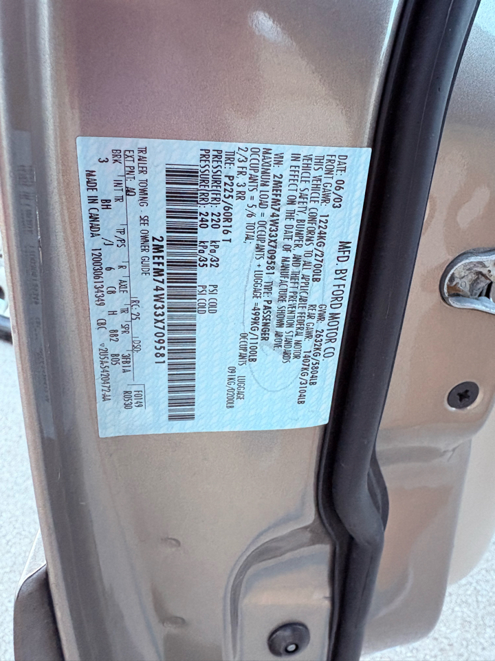 Mercury Grand Marquis GS 2003