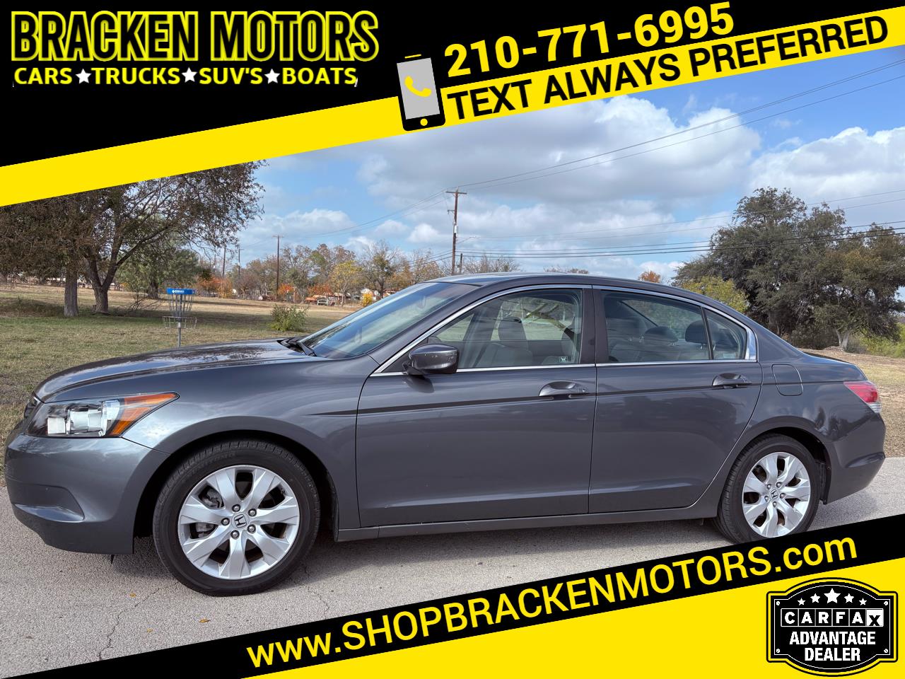 2009 Honda Accord Sdn EX-L SEDAN