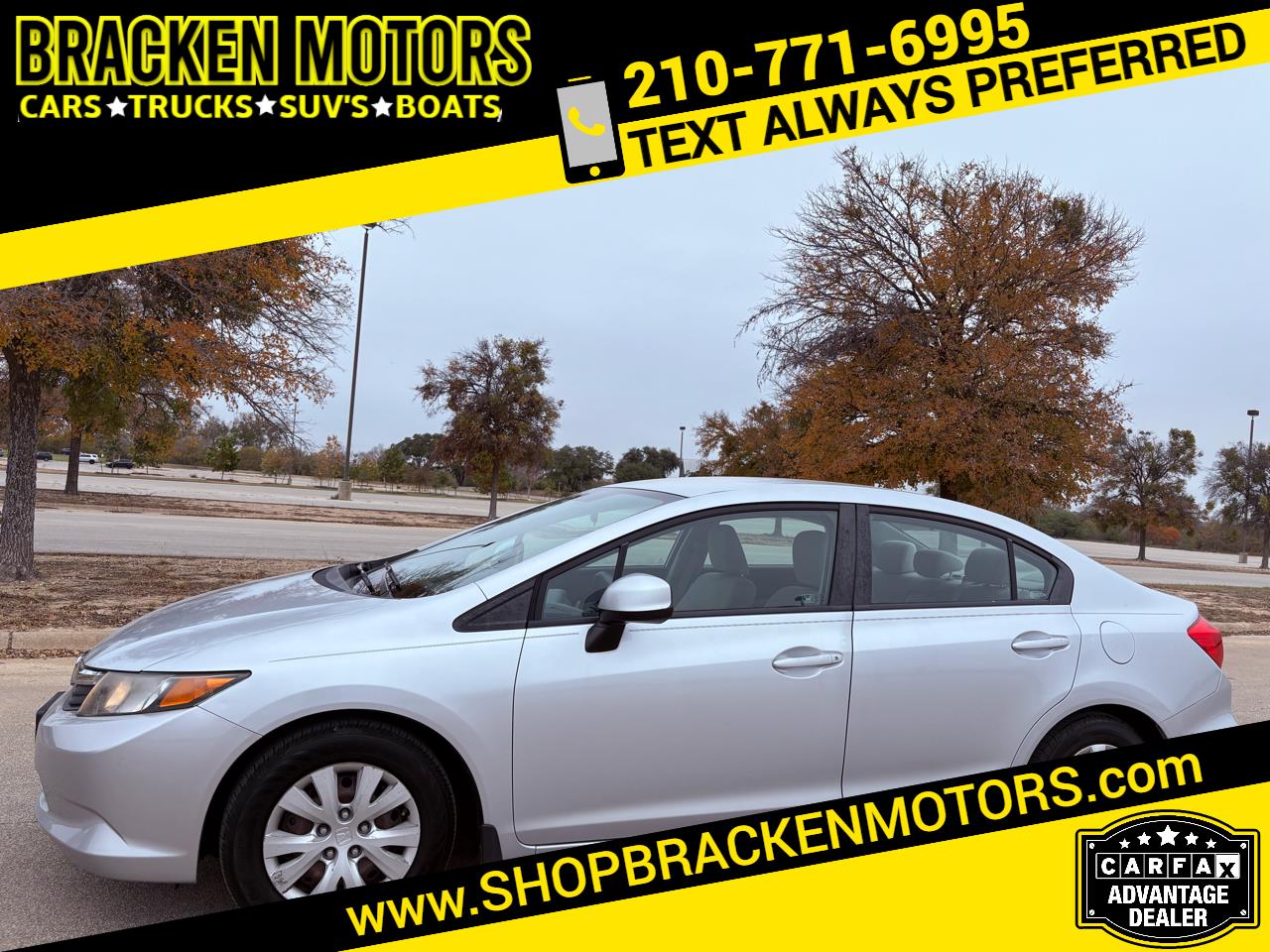 2012 Honda Civic Sdn 4dr Auto LX