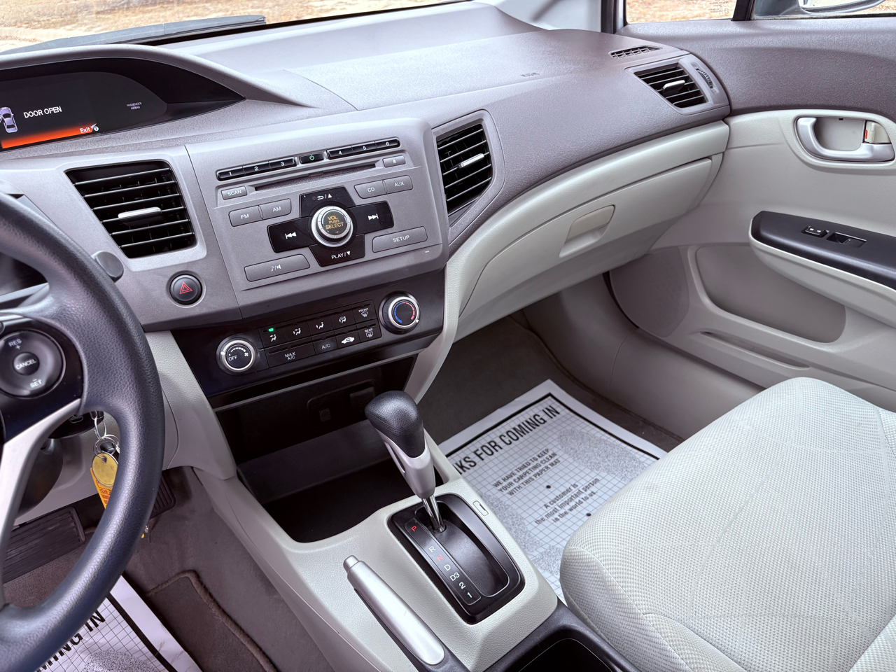 Honda Civic Sdn 4dr Auto LX 2012