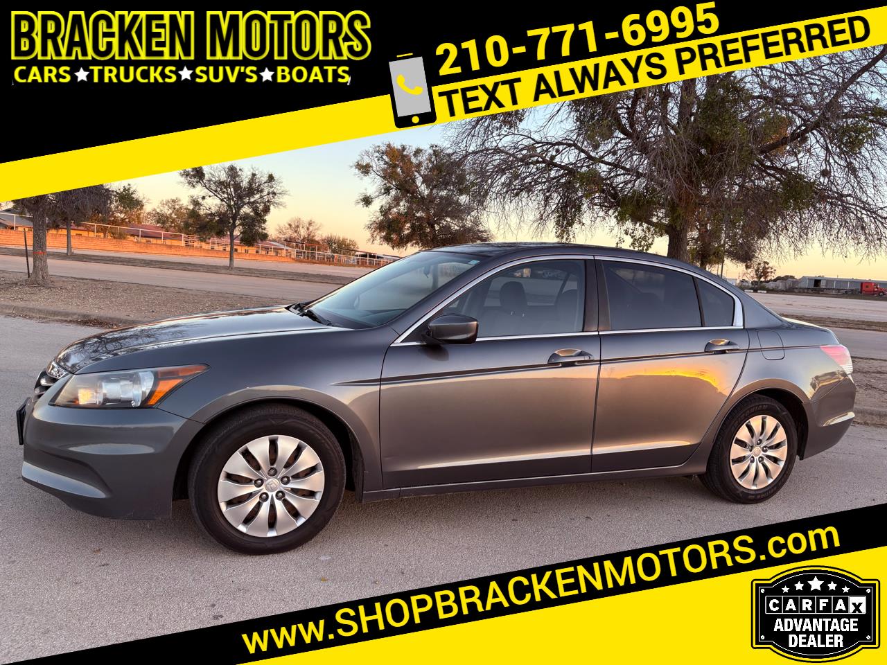 2011 Honda Accord Sdn 4dr I4 Auto LX