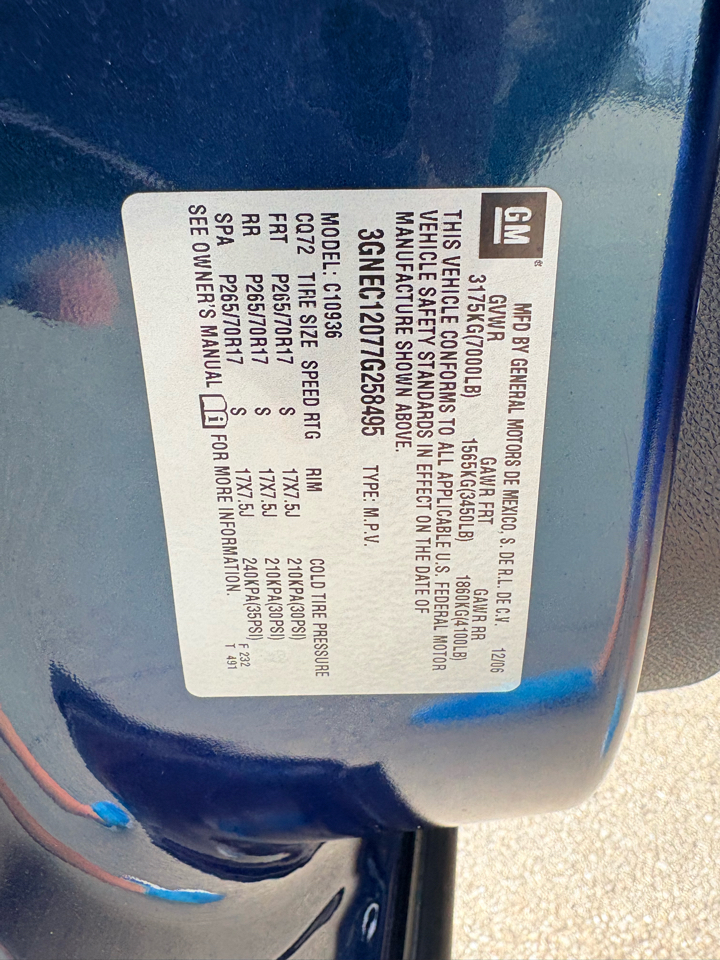 Chevrolet Avalanche 2WD Crew Cab 130" LT w/3LT 2007