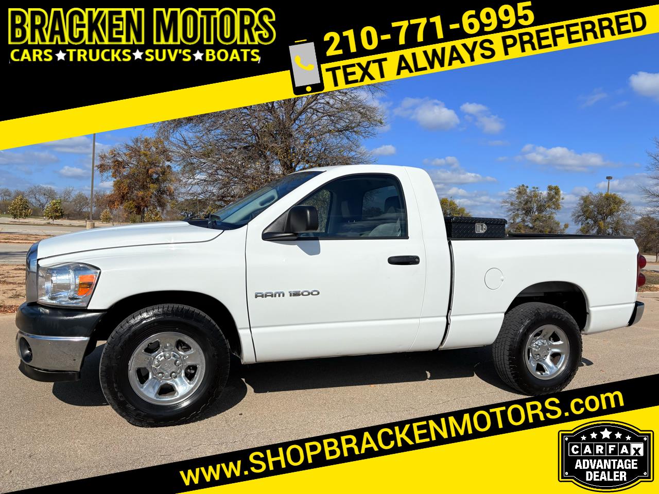 2007 Dodge Ram 1500 2WD Reg Cab SWB ST