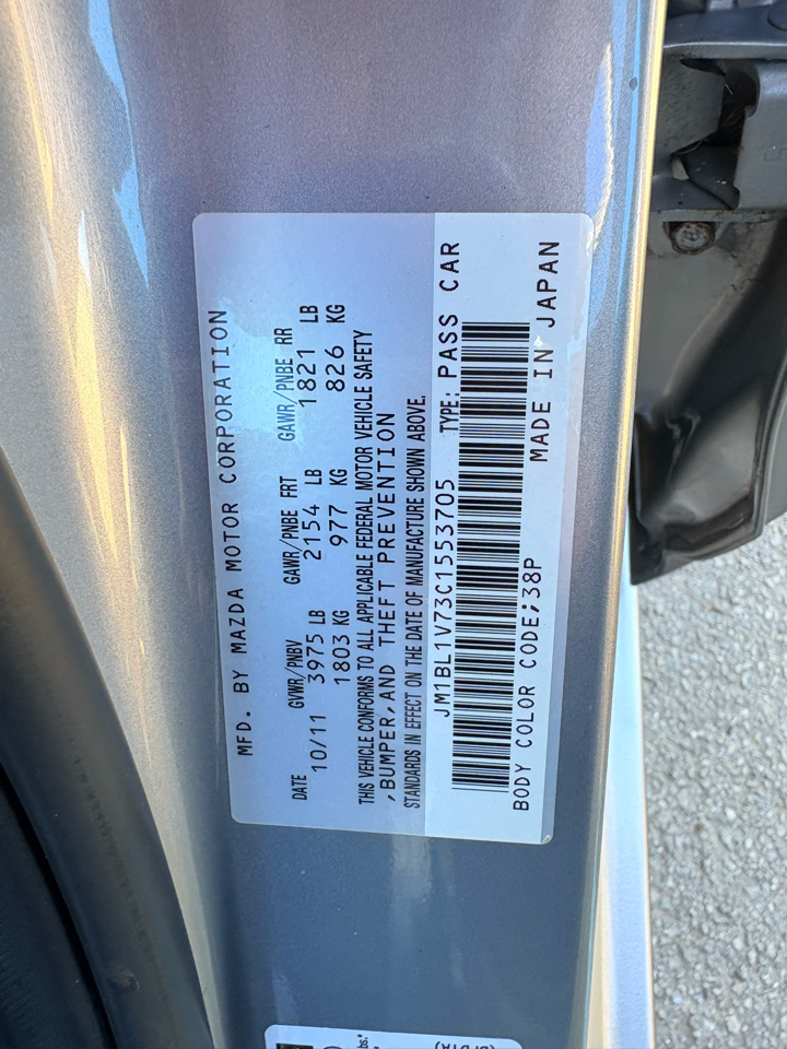 Mazda MAZDA3 4dr Sdn Auto i Touring 2012