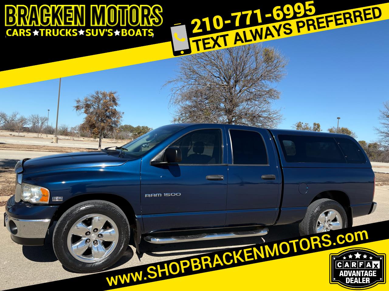 2004 Dodge Ram 1500 4dr Quad Cab 140.5" WB SLT