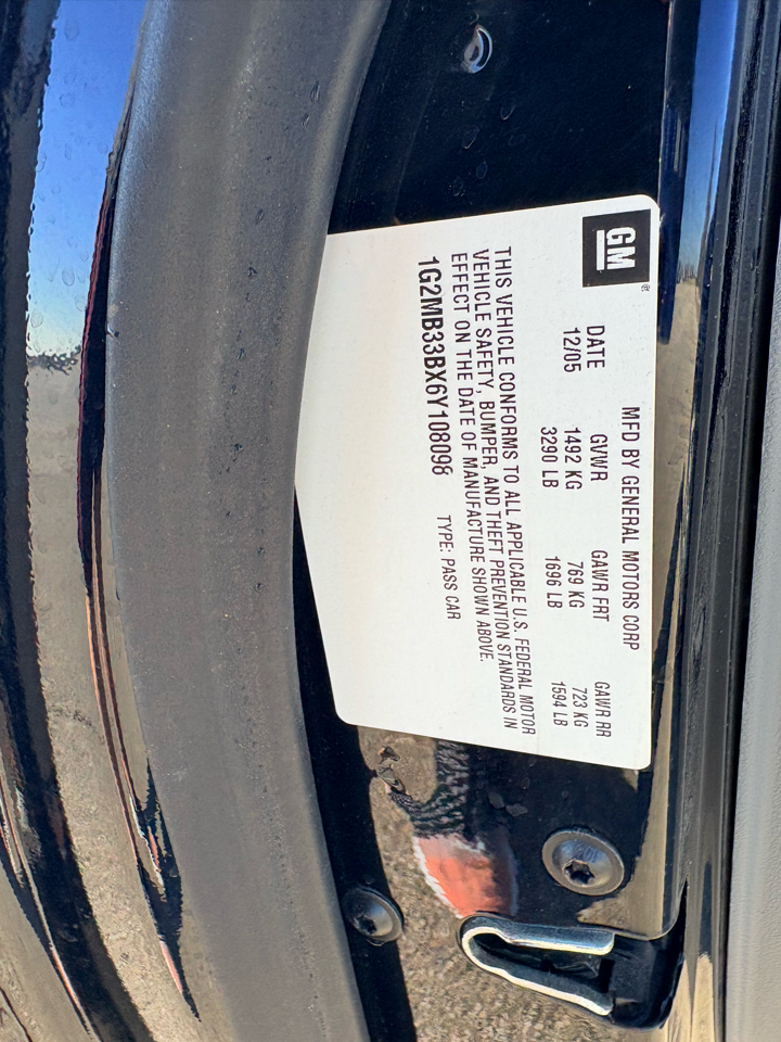 Pontiac Solstice 2dr Convertible 2006