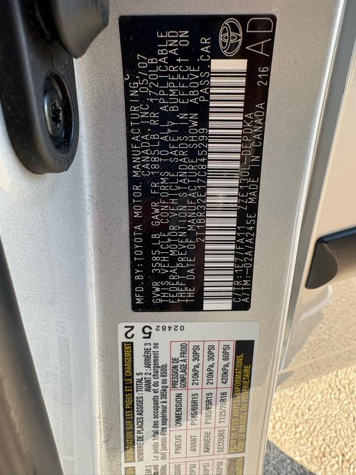 Toyota Corolla  2007