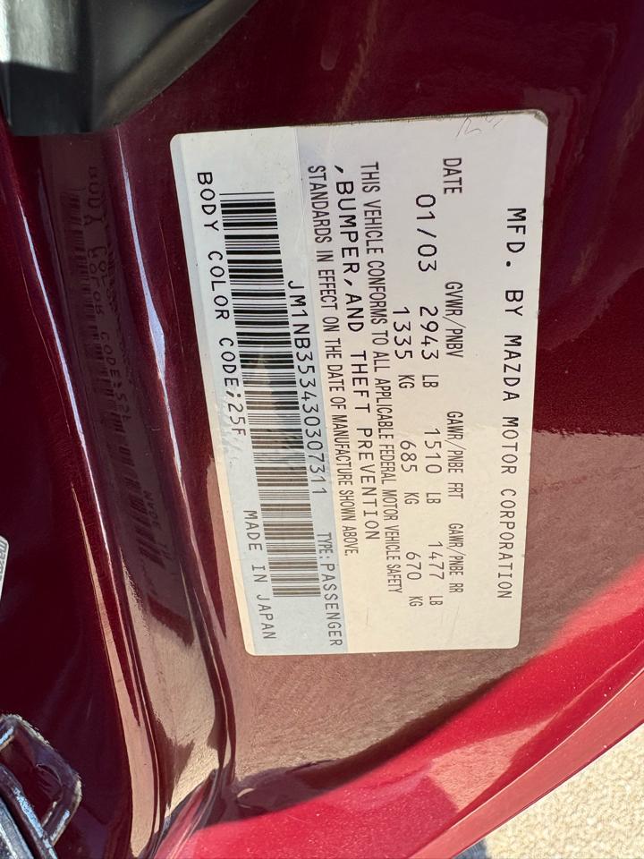 Mazda MX-5 Miata  2003