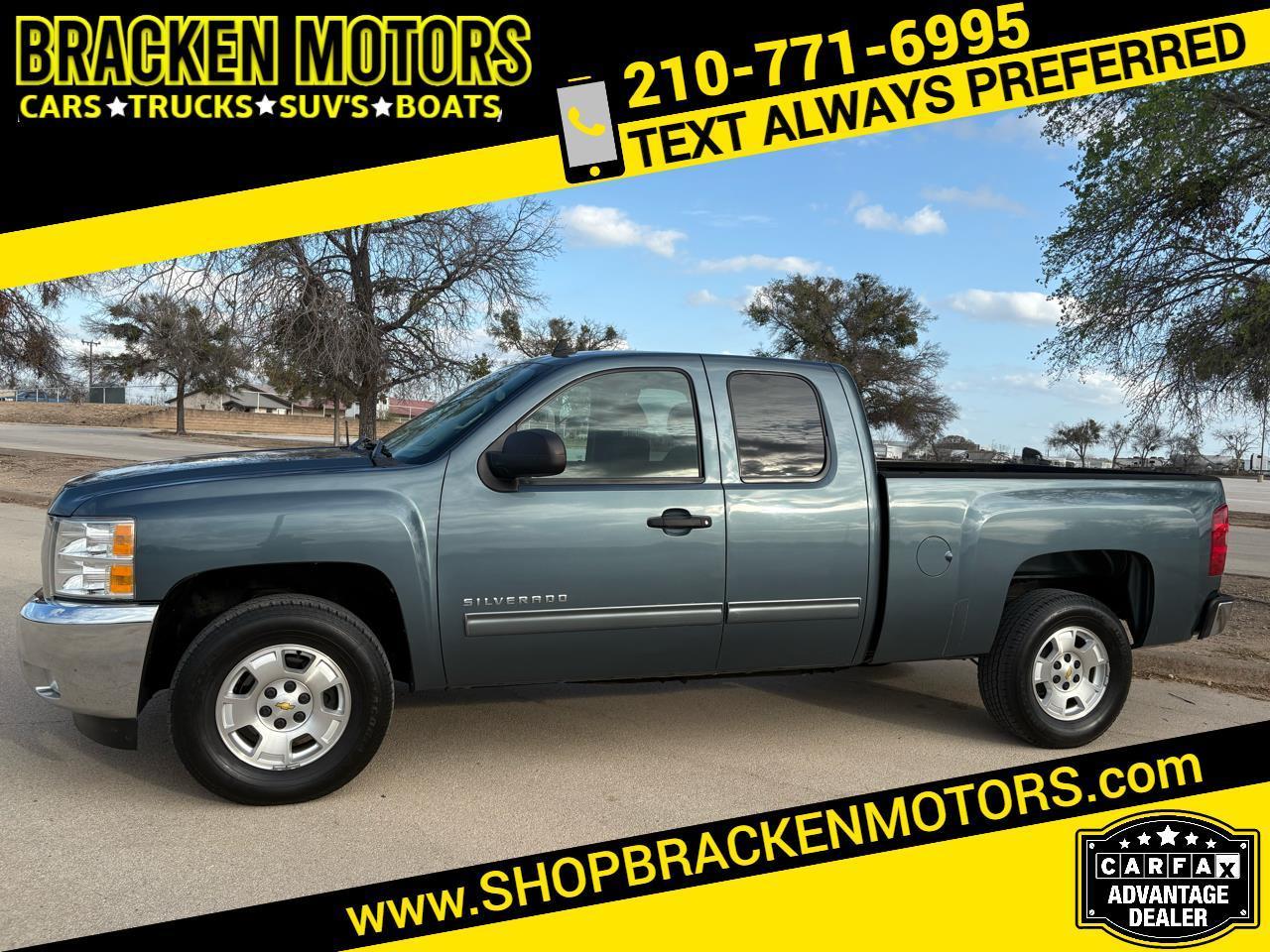 2012 Chevrolet Silverado 1500 2WD Ext Cab 4DR LT