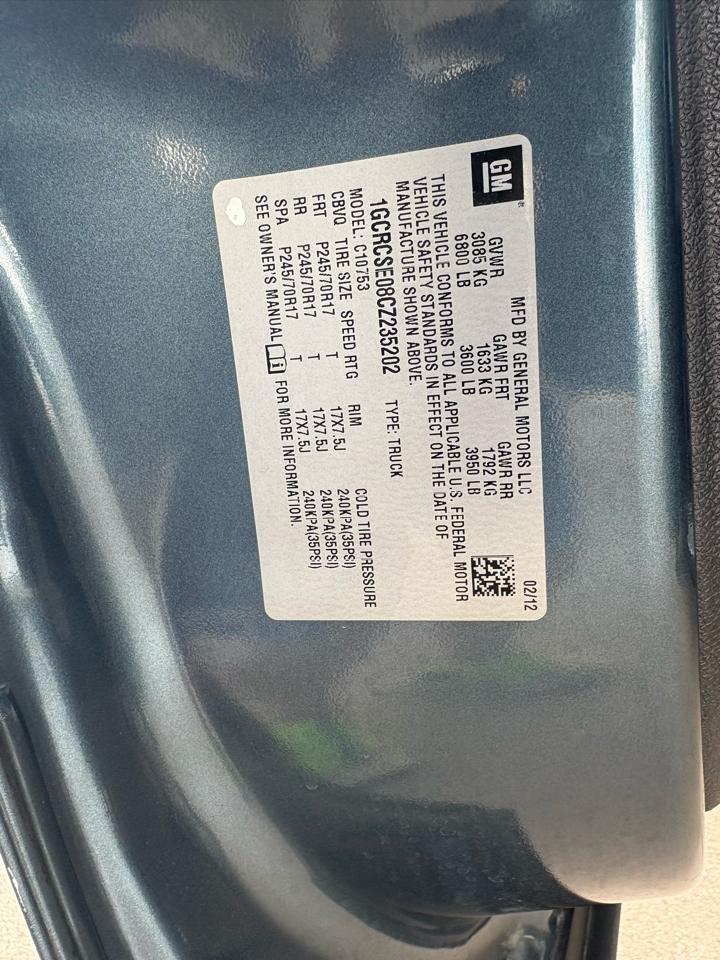 Chevrolet Silverado 1500  2012