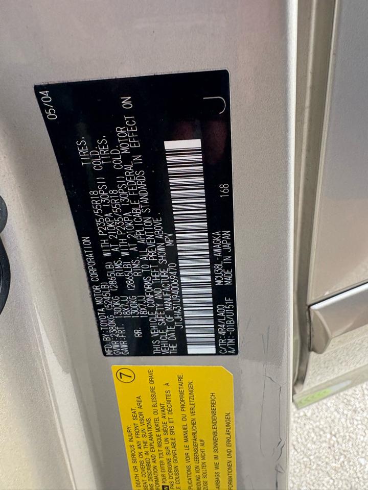 Lexus RX 330 4dr SUV AWD 2004