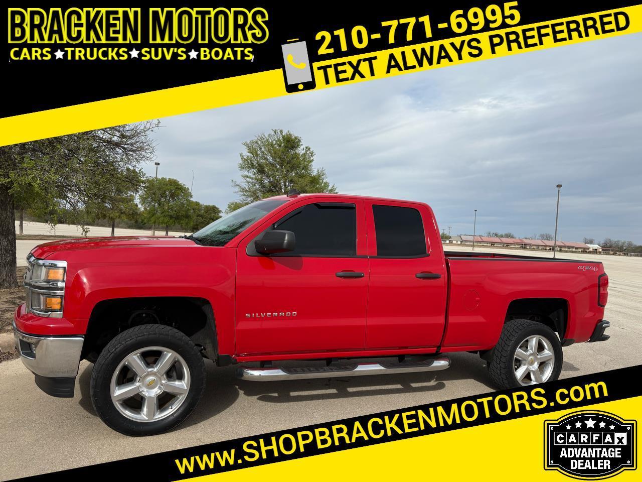 2014 Chevrolet Silverado 1500 4WD Double Cab 143.5" LT w/1LT