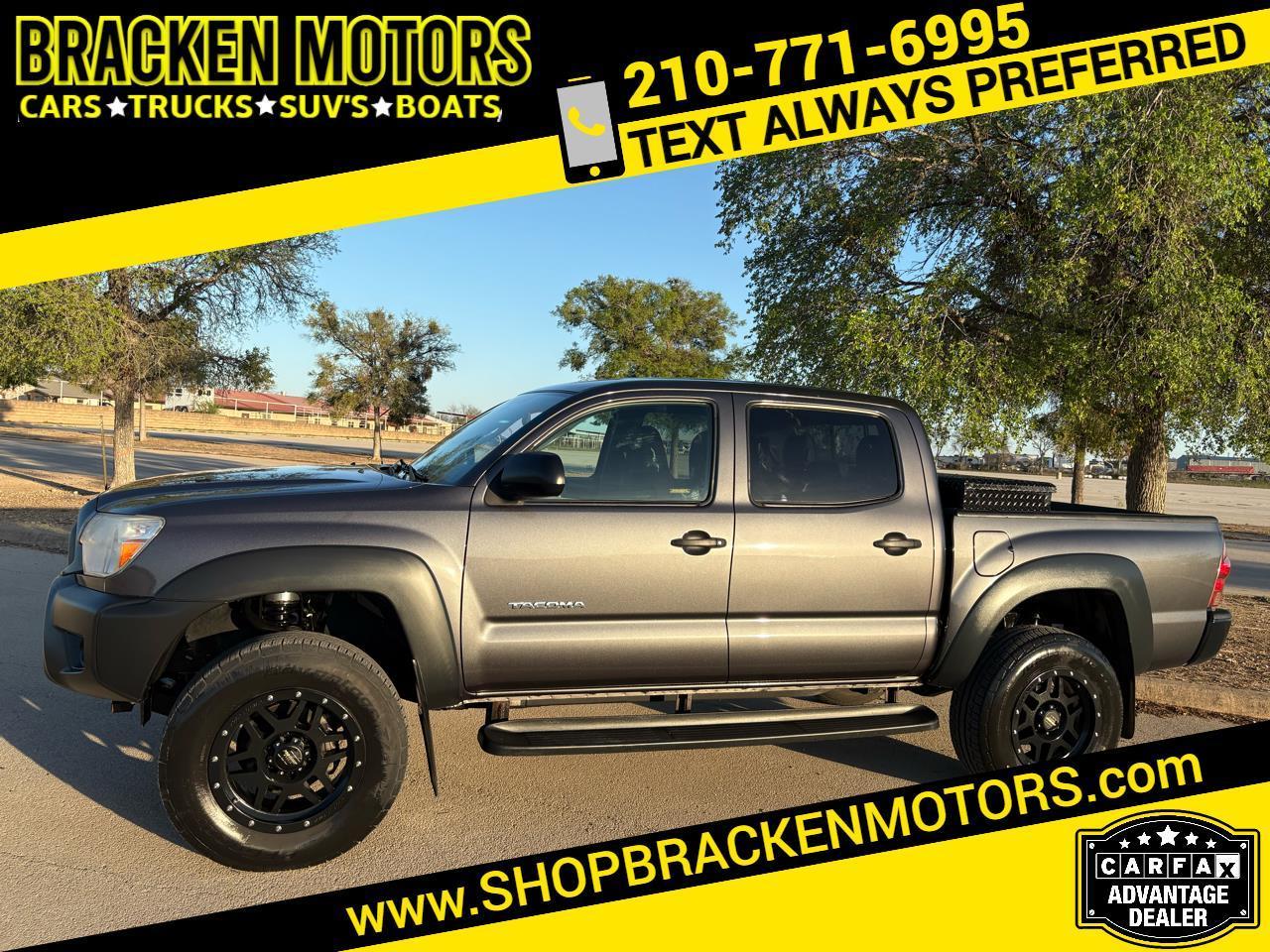 Toyota Tacoma 2WD Double Cab V6 AT PreRunner (Natl) 2013