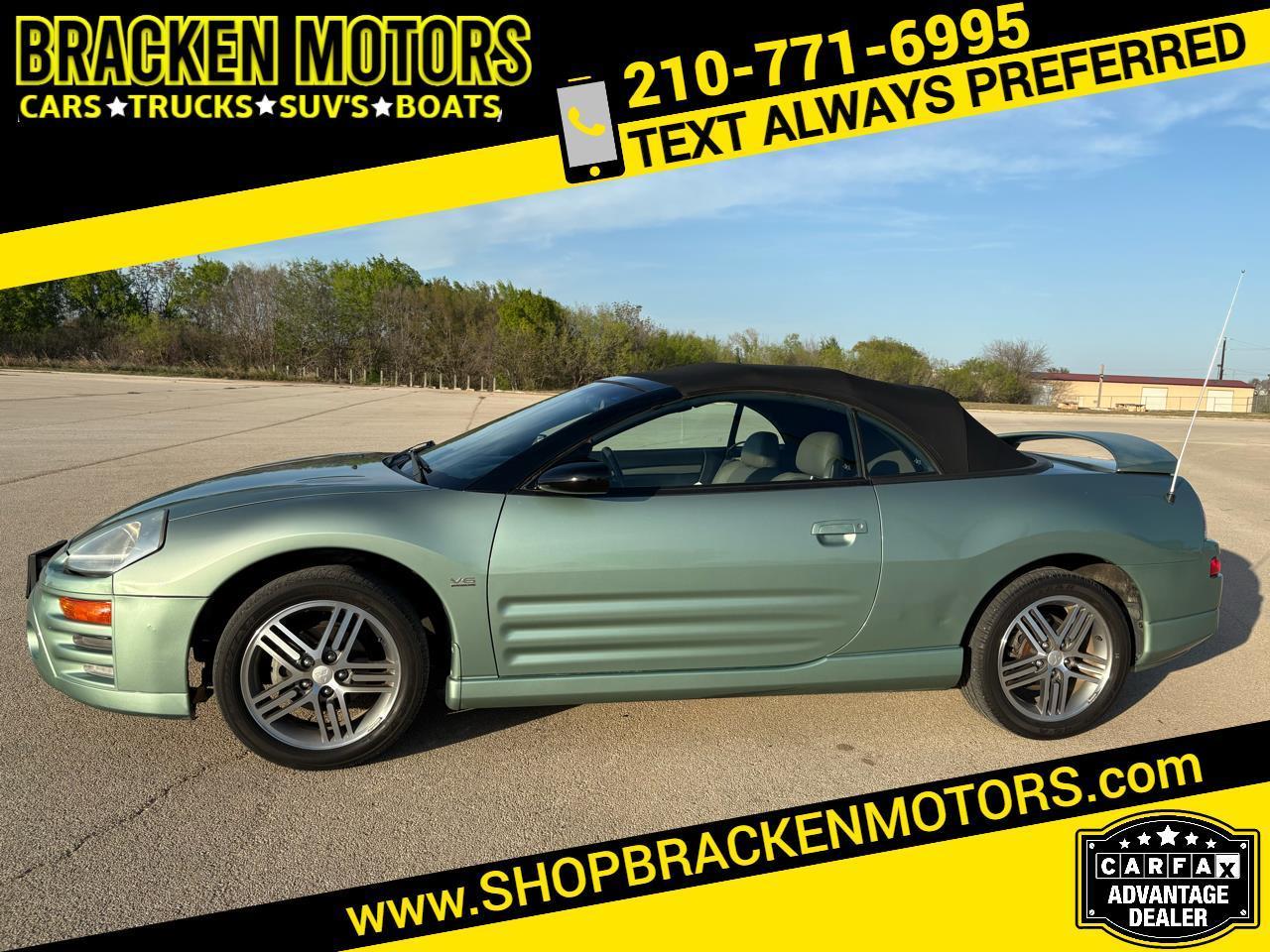 2003 Mitsubishi Eclipse Spyder GTS Spyder
