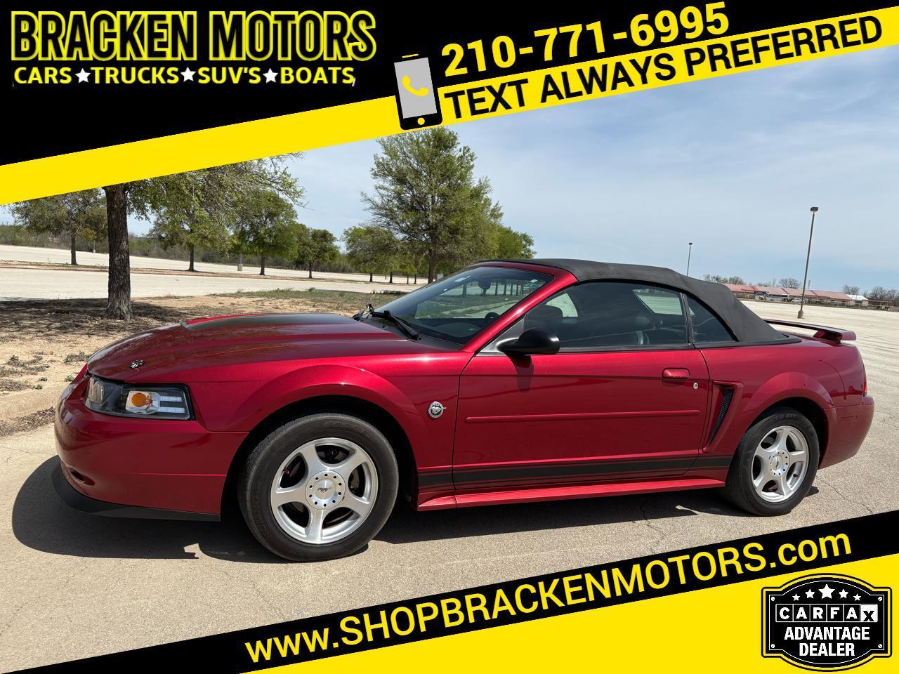 2004 Ford Mustang 2dr CONVERTIBLE V6