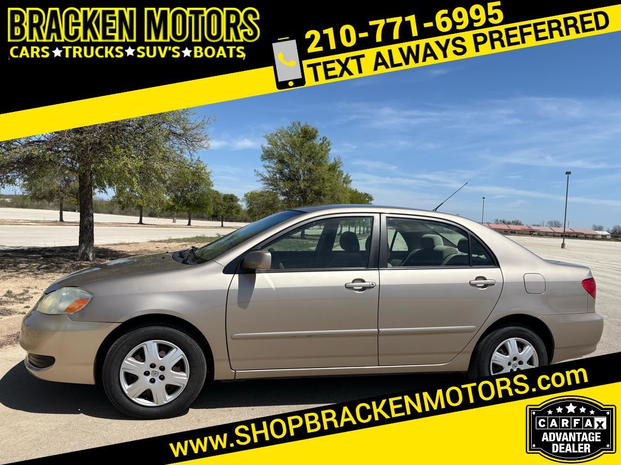 2007 Toyota Corolla 4dr SEDAN LE