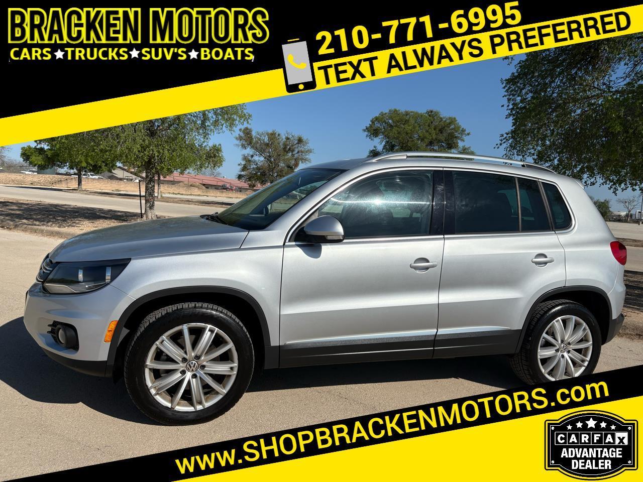 2013 Volkswagen Tiguan 2WD 4dr Auto S w/Sunroof & Nav