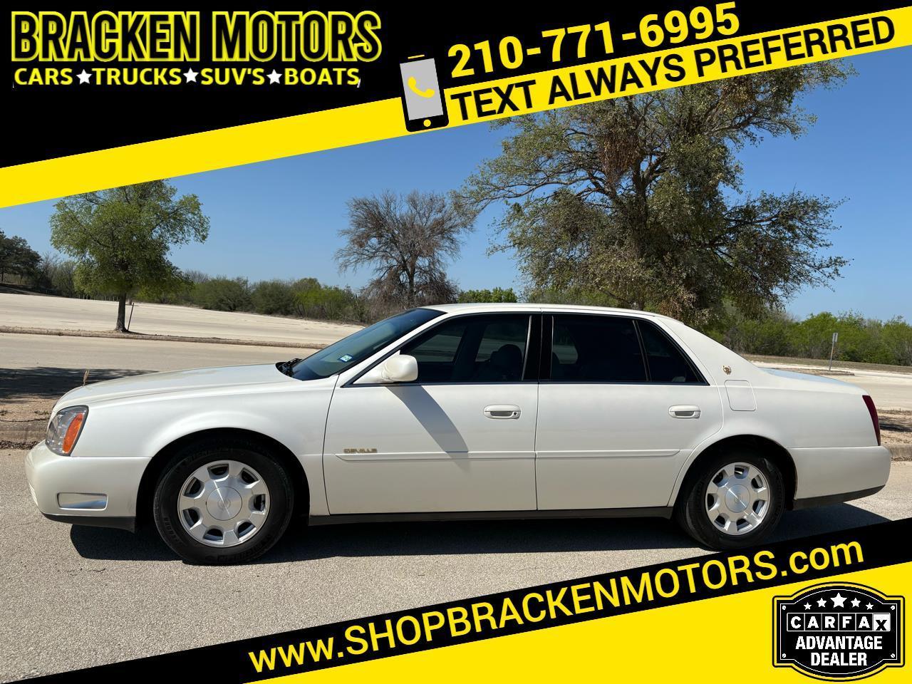 2001 Cadillac DeVille 4dr Sdn DEVILLE