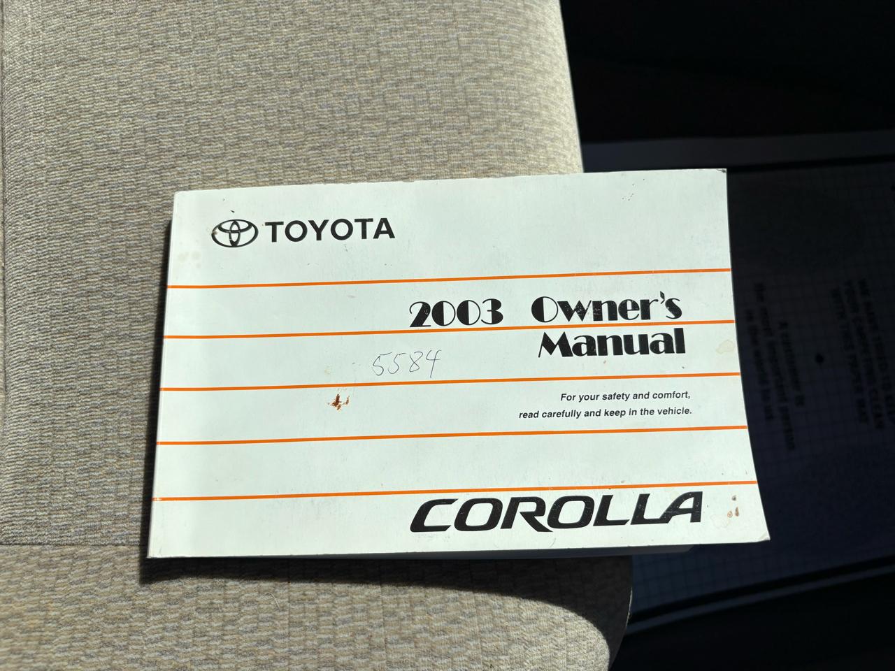 Toyota Corolla  2003